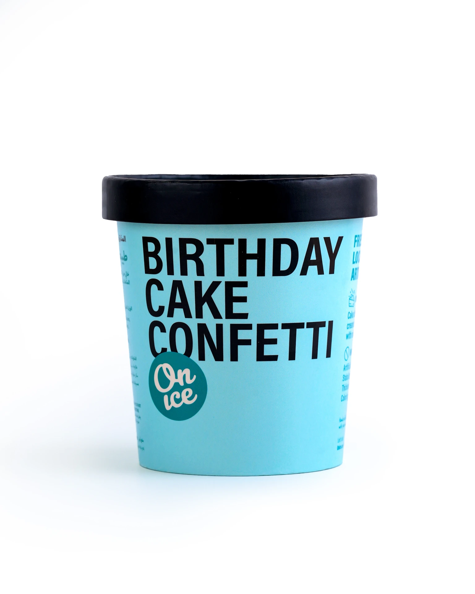 ON Ice  Birthday Cake Confetti Handcrafted Ice Cream 473ml