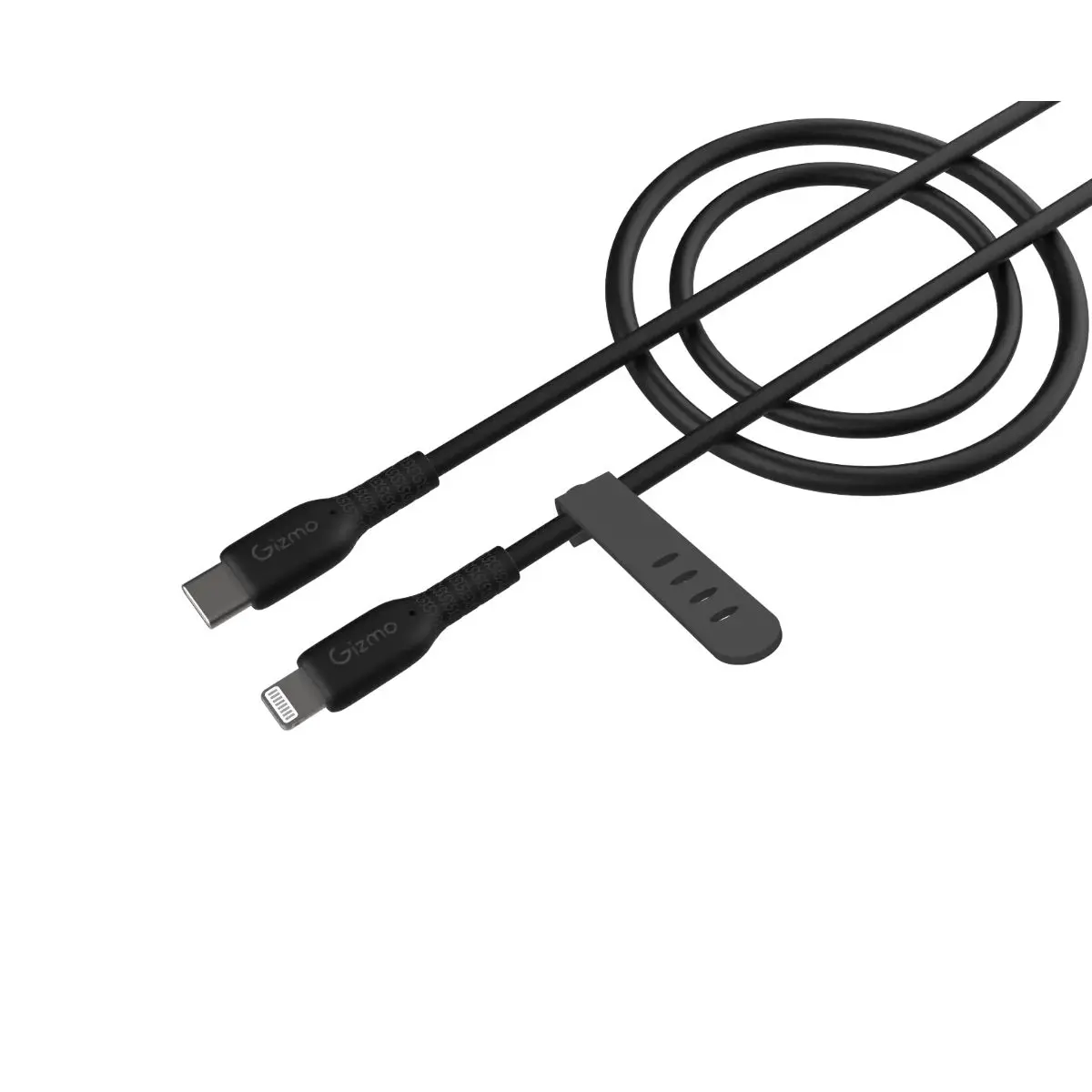 Gizmo  Charging Cable Black Pure Silicone USB-C to Lightning  1m 60 W Black - view 5
