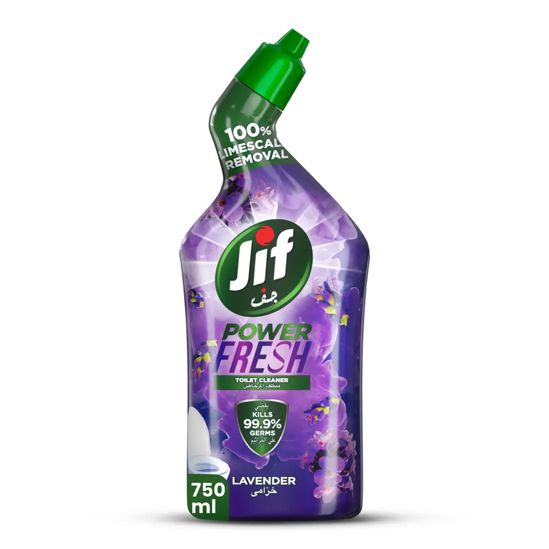 JIF Anti-Bacterial Toilet Cleaner for 100% limescale removal 750 ml - view 3