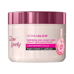 Glow & Lovely Hydraglow Night Cream Hydrating Rose Serum Cream 50 gm