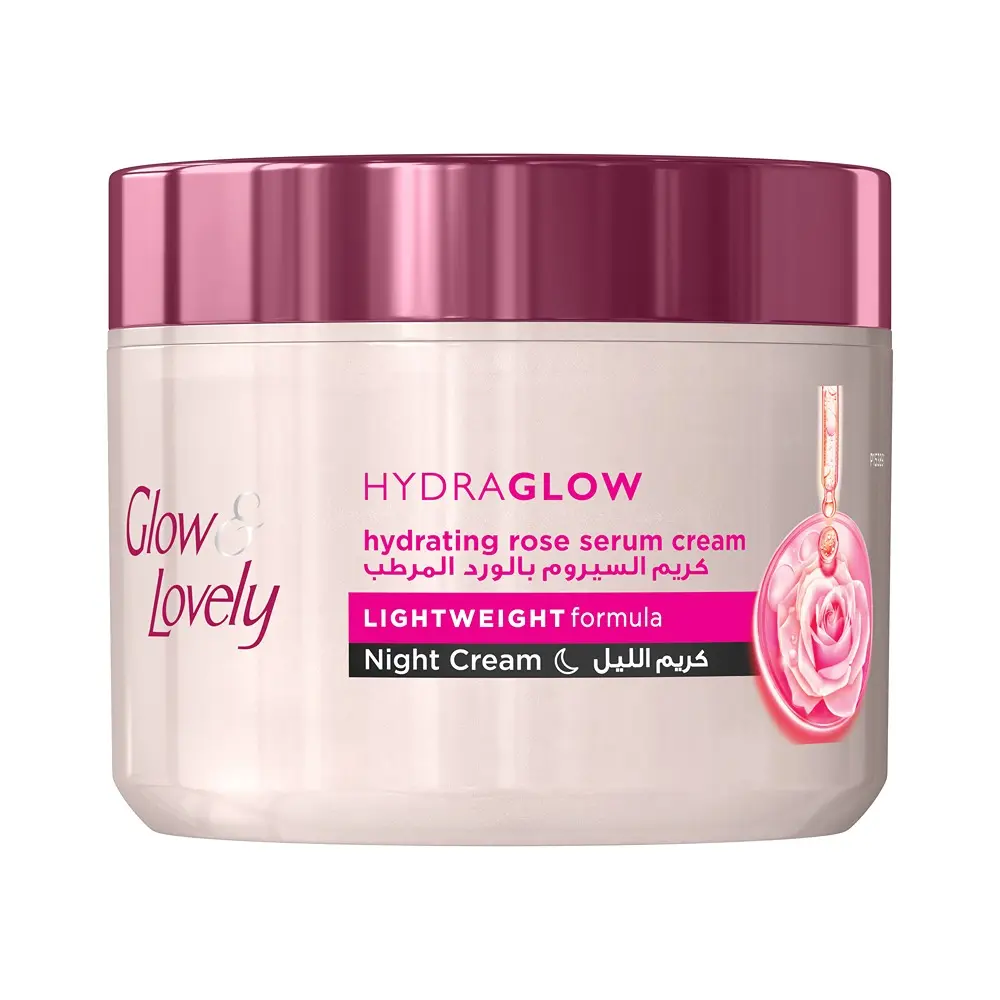 Glow & Lovely Hydraglow Night Cream Hydrating Rose Serum Cream 50 gm - view 1