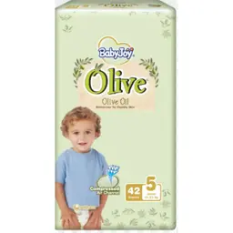 Babyjoy Olive Size 5 Mega Pack 42 Diaper