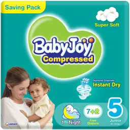 Baby Joy  Size 5 Diaper 7+2 Free