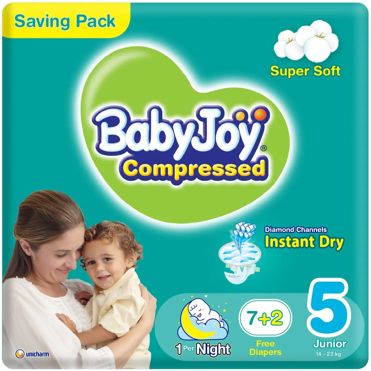 Baby Joy  Size 5 Diaper 7+2 Free - view 1