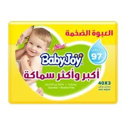 Babyjoy Wet Wipes Thick Scented 3*40 Wipes