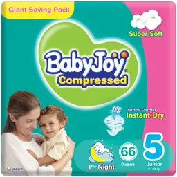 Baby Joy Diapers Pants Giant Pack Junior NO 5  56 Diapers 