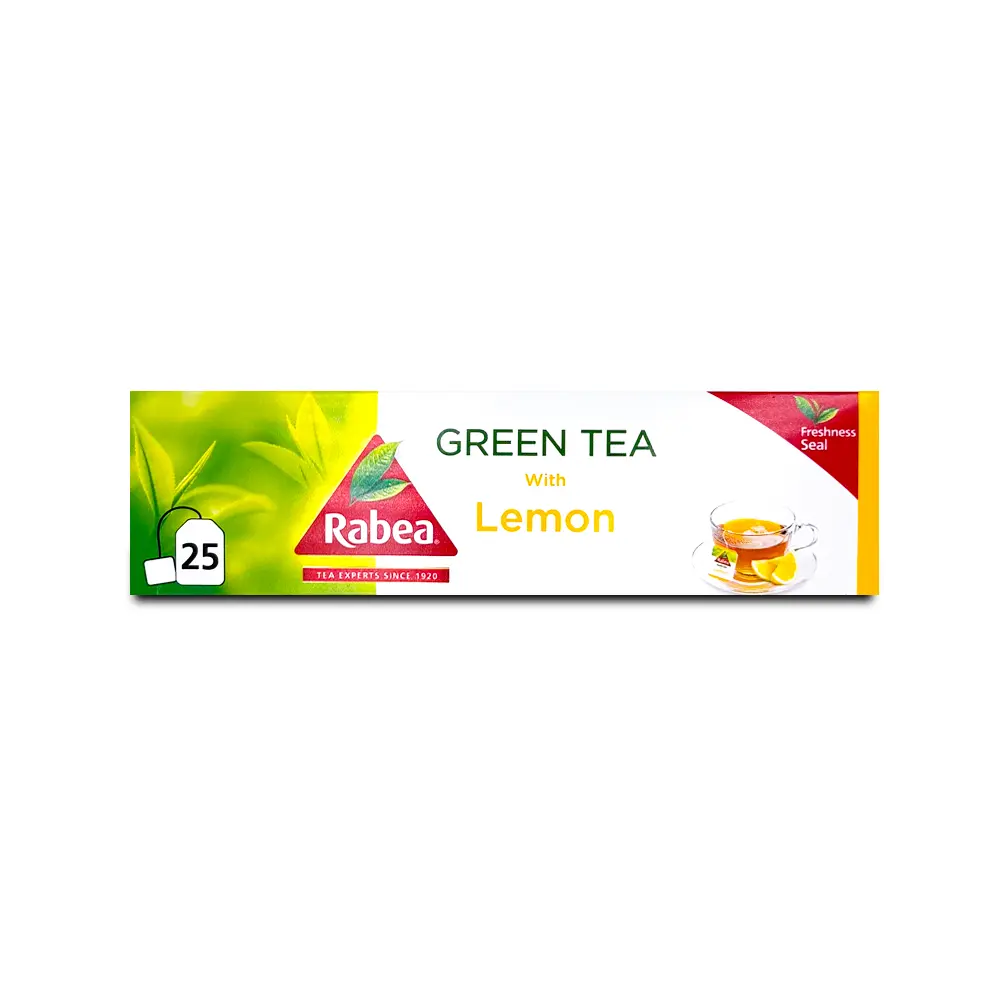 Rabea Naturally Green with Lemon 25 Teabags - view 5