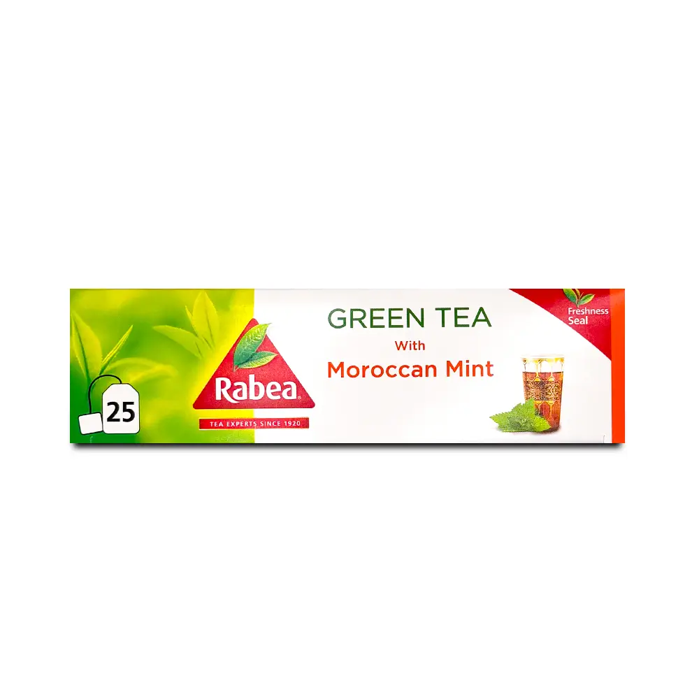 Rabea Naturally Green with Moroccan Mint 25 Teabags - view 5