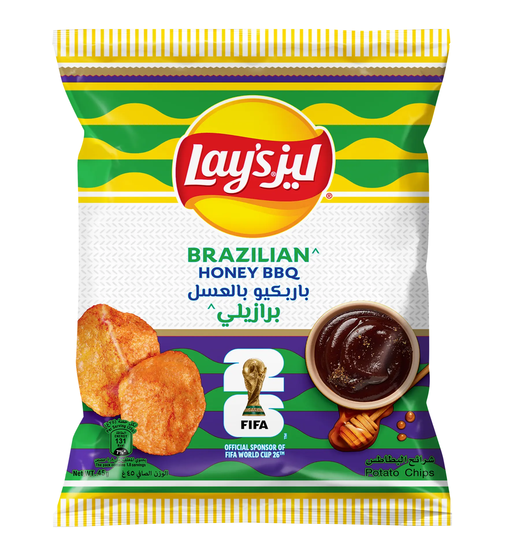 Lays Chips Honey Bbq 45 gm - view 1