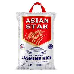 Asian star White Fragrant Jasmine Rice 5 Kg