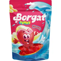 بورقات حلاوة جيلي قلوب 80 جم