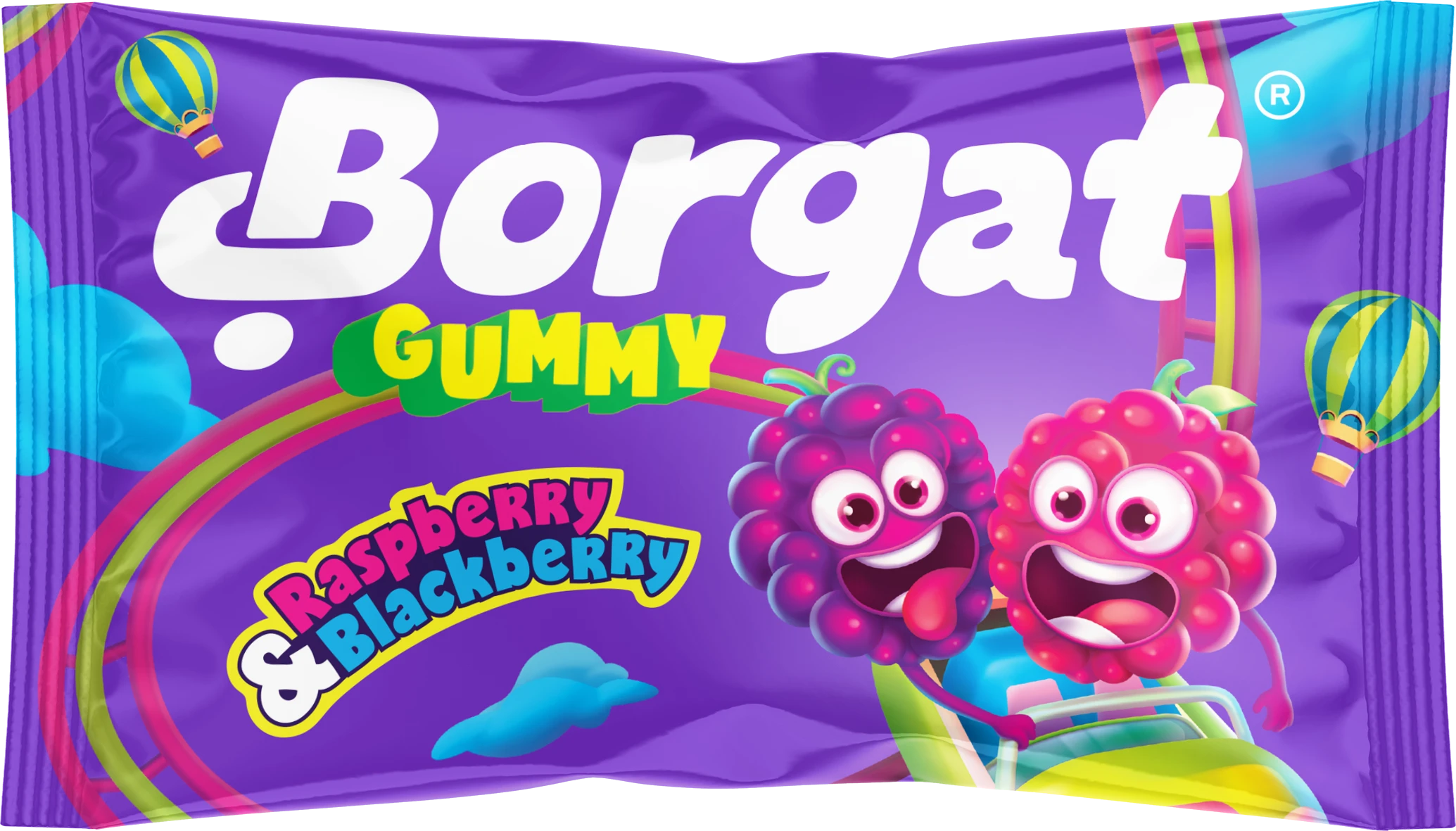 Borgat Jelly Candy Raspberry Blackberry 36 gm
