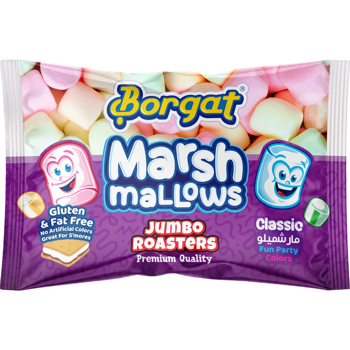 Borgat Jumbo Mixed Fruit Marshmallows 300 gm
