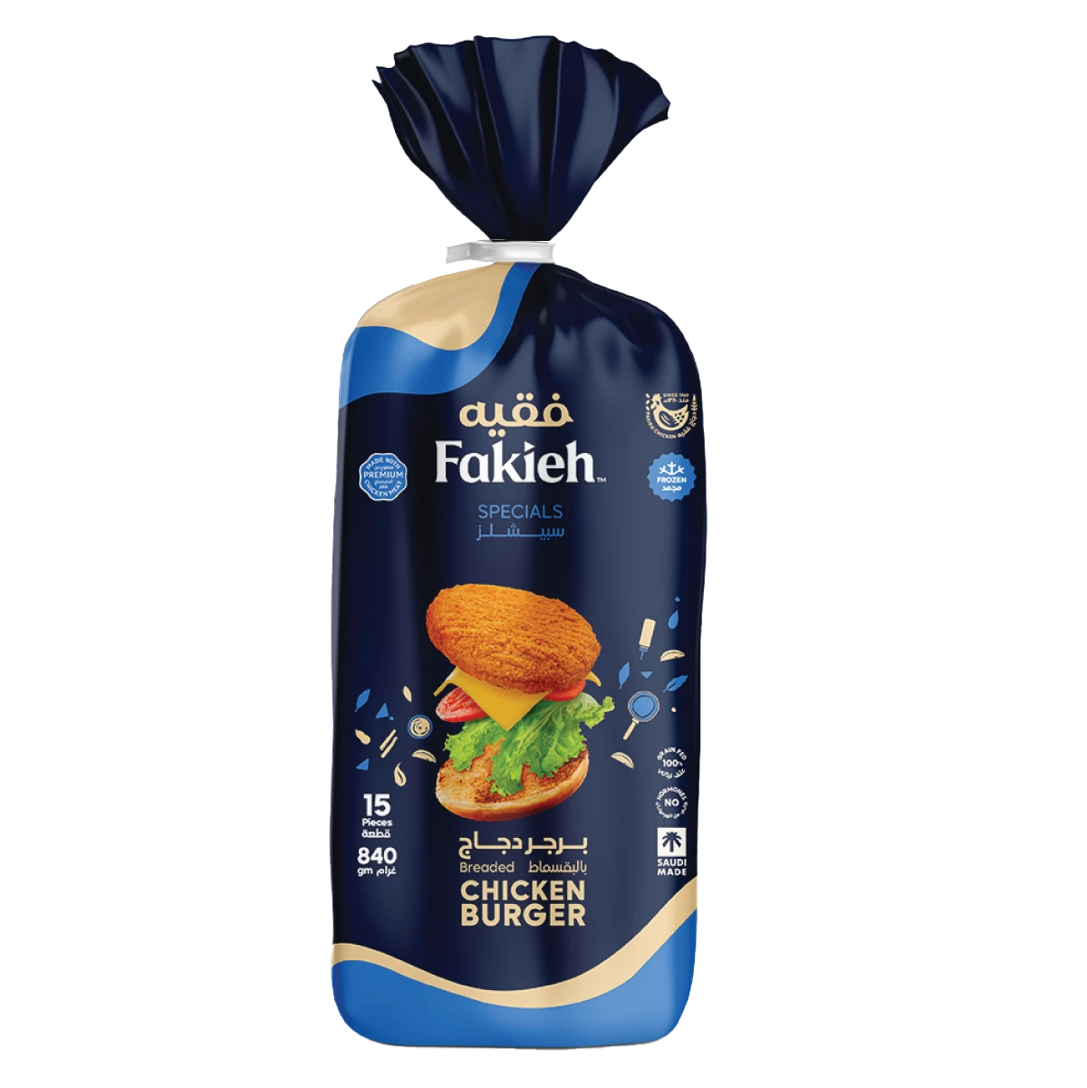 Fakieh Chicken Burger 840 gm