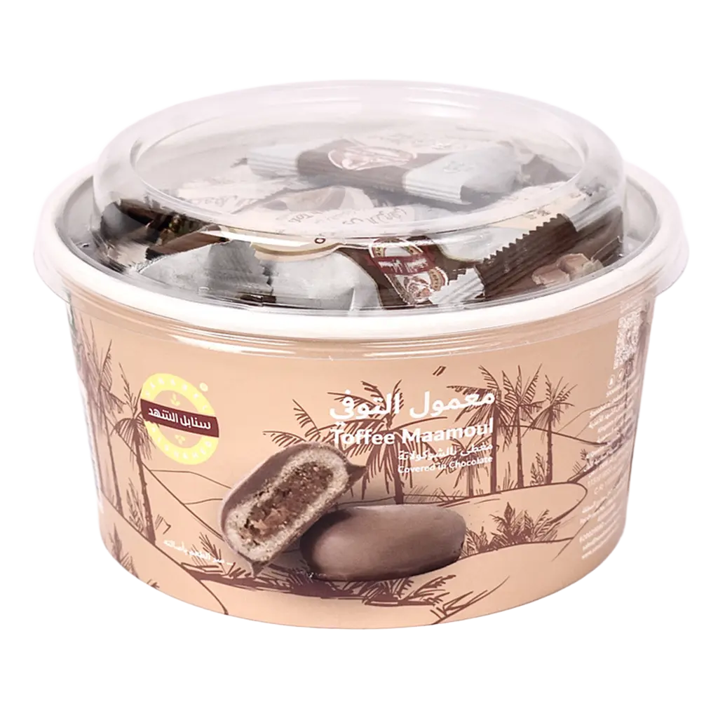 Sanabel Al Shahed Maamoul Toffee Coated Chocolate 400 gm - view 5