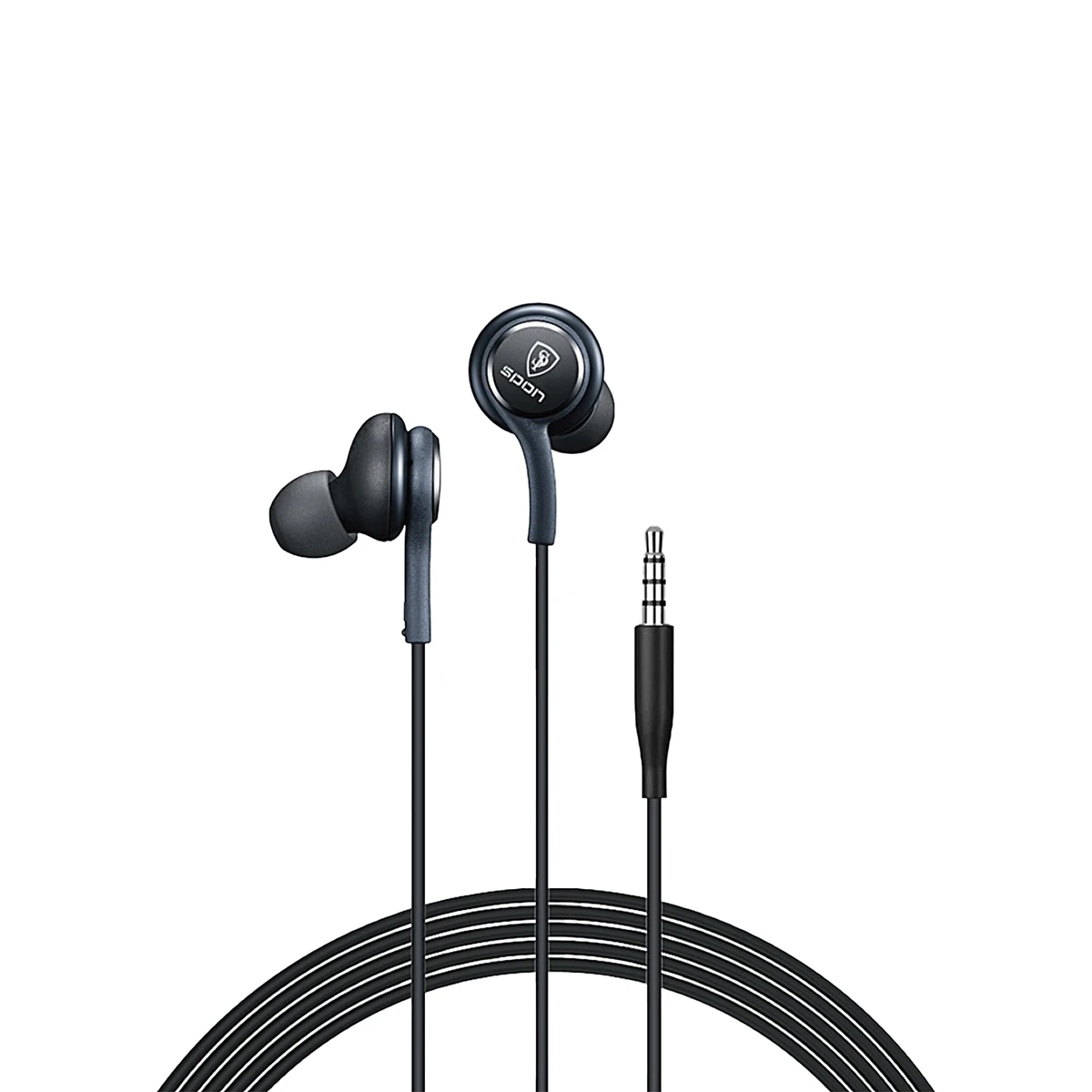 SPON Wired In Ear Headphones With Mic 3.5m