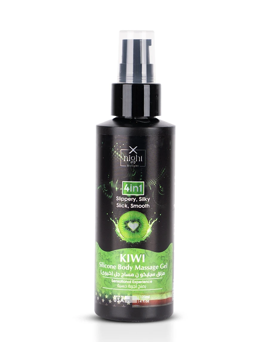X-Night Delight 4x1 Silicone Body Massage Gel Kiwi 120 ml