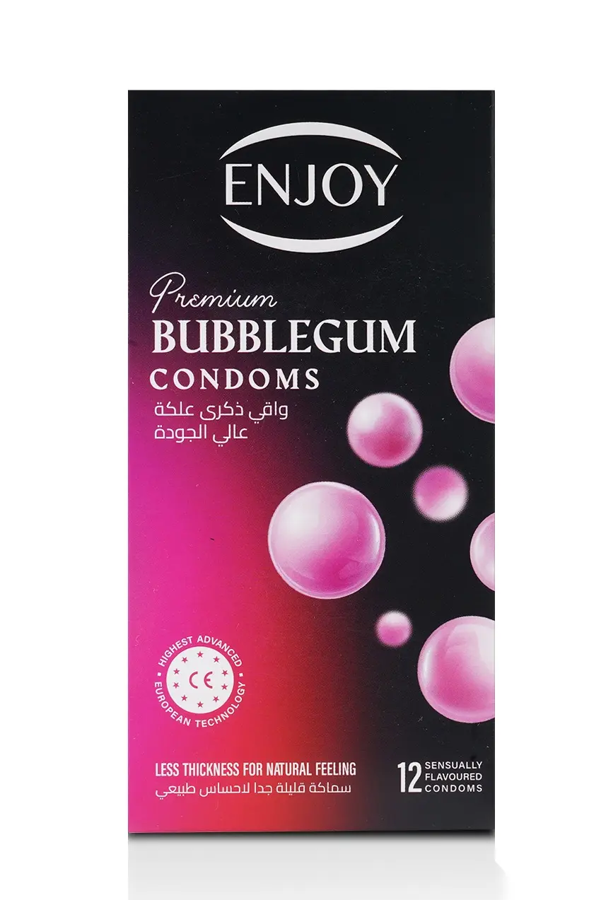 Enjoy Premium Condoms Bubblegum Flavour 12 pcs - view 1