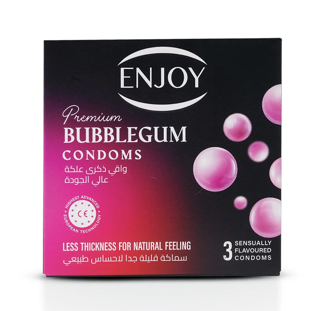 Enjoy Premium Condoms Bubblegum Flavour 3 pcs - view 1