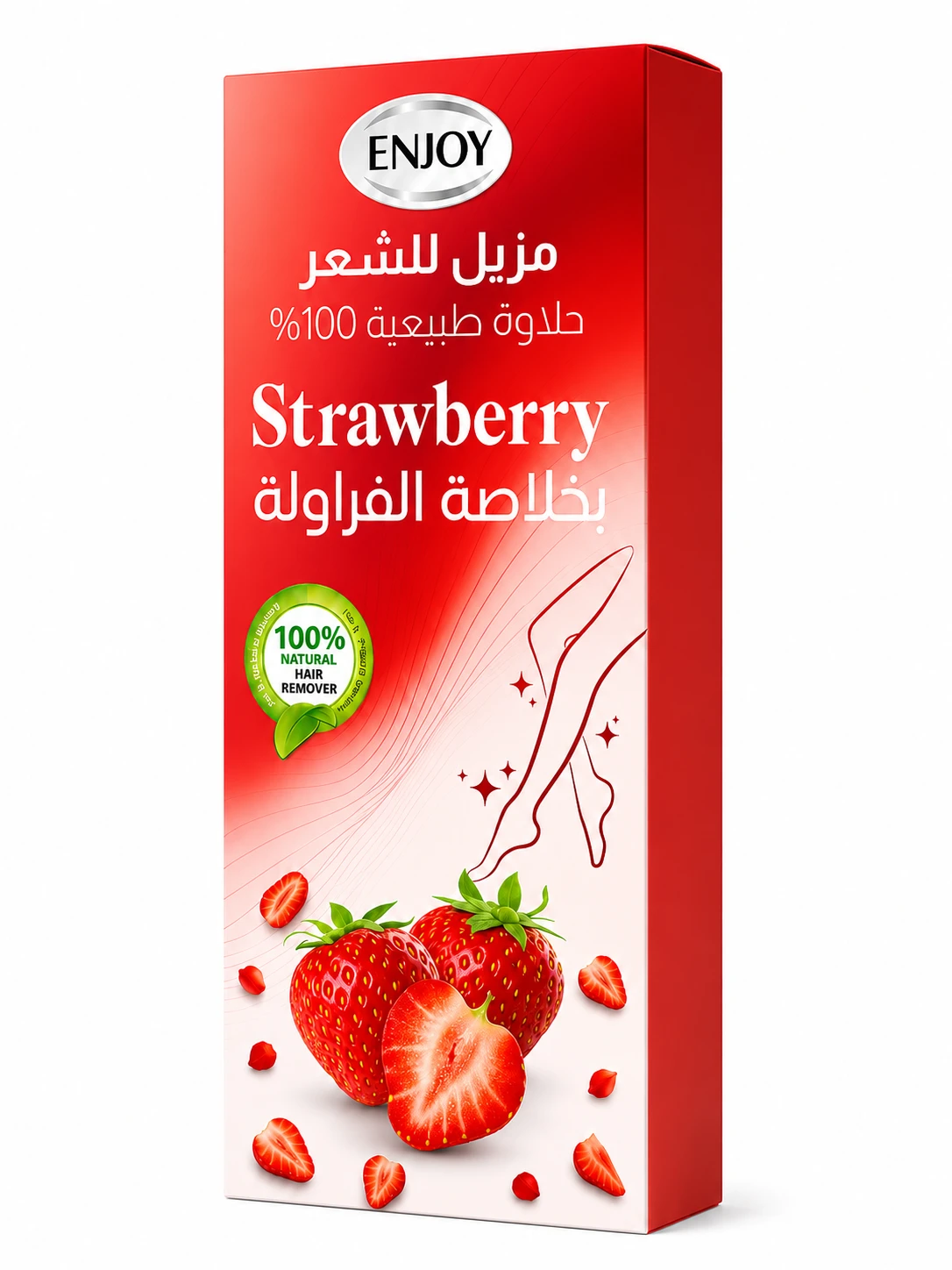 Enjoy Hair Removal Sugar Wax With Strawberry 100 gm