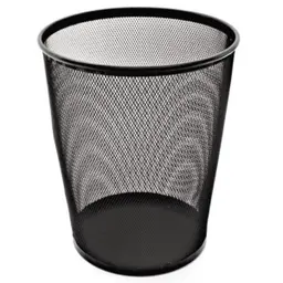 ساب سلة مهملات شبك أسود