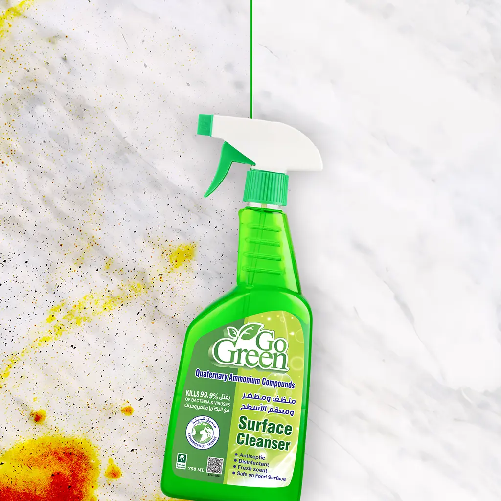 Go Green Surface Cleaner And Disinfectant 750 ml + Glass Cleaner 650 ml  - view 3