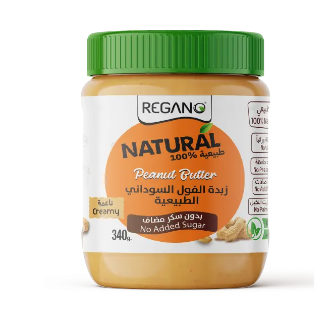 Regano Natural Peanuts Butter Creamy 340 gm - view 1