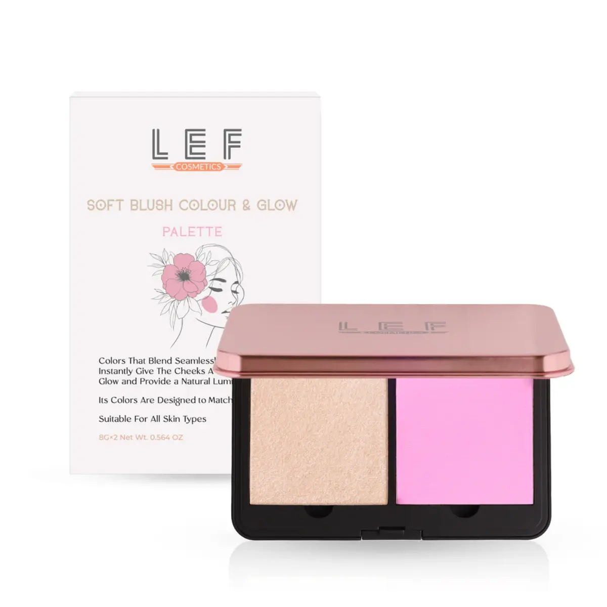 Lef Soft Bulsh & Glow Palette 02 - view 1