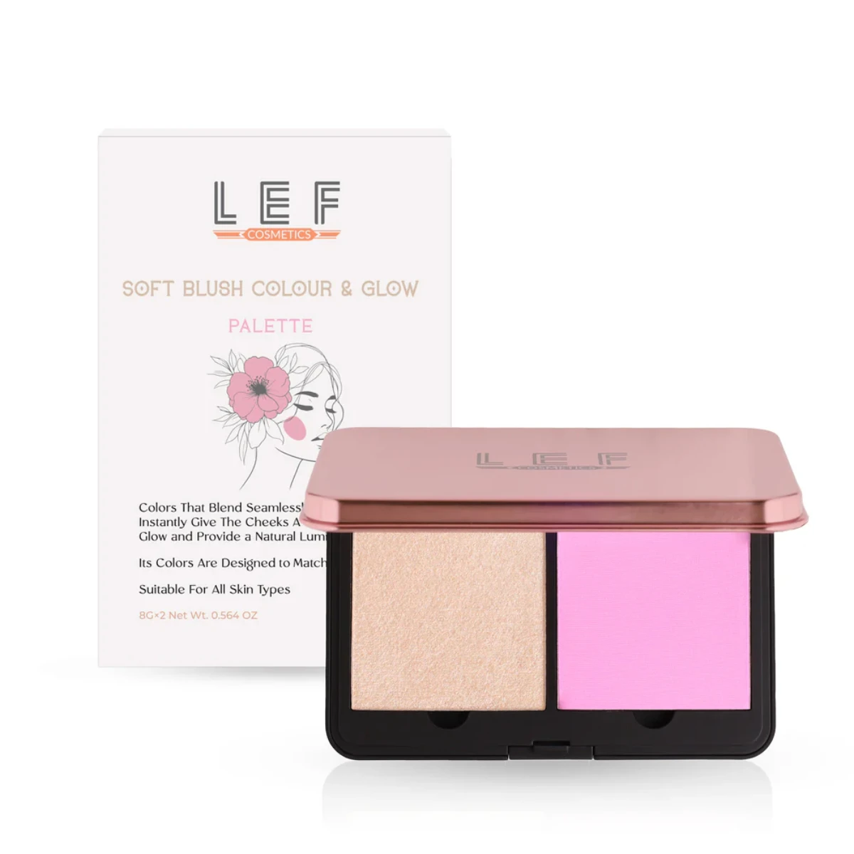 Lef Soft Bulsh & Glow Palette 02