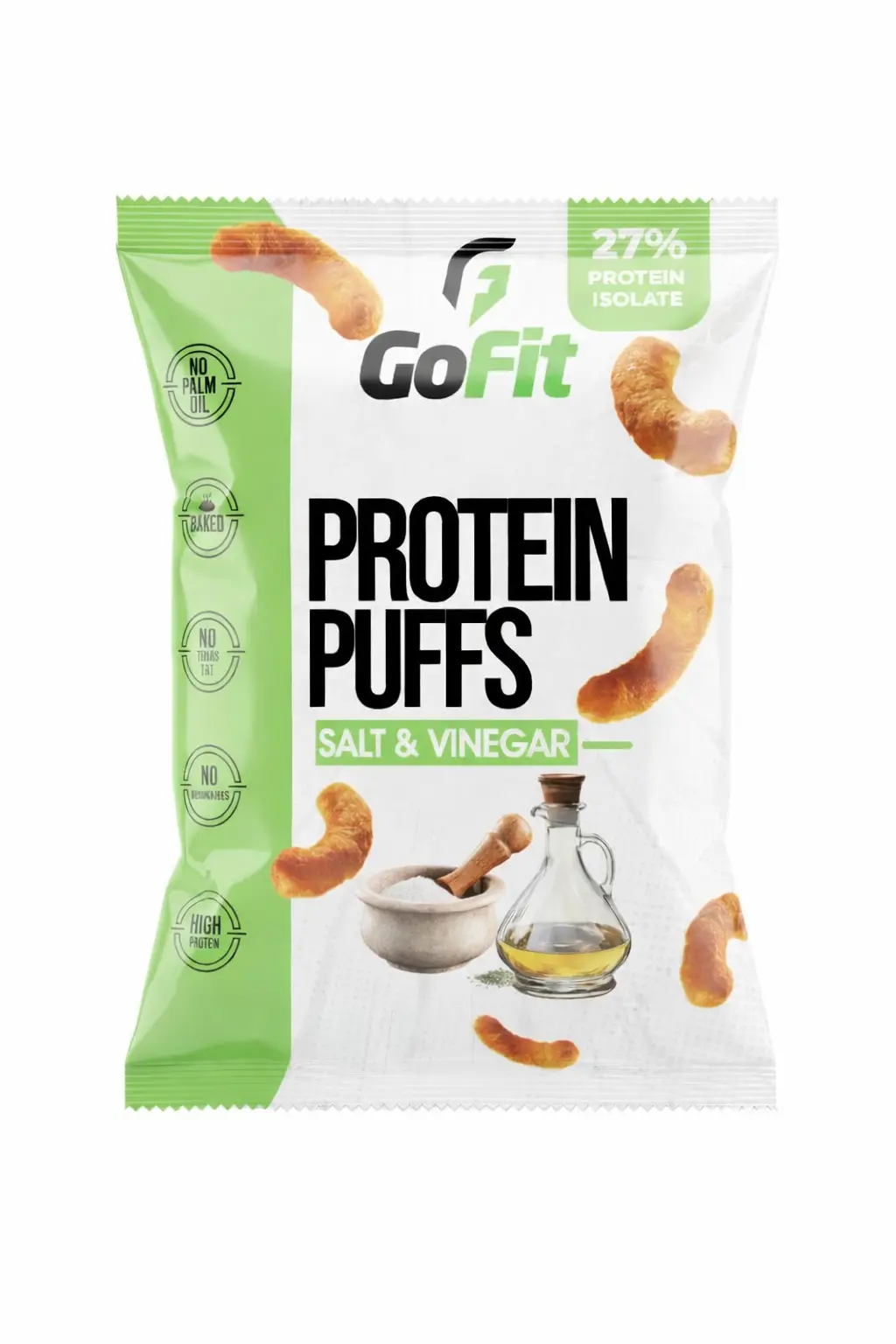 Go Fit Protein Puffs Salt And Vinegar 50 gm - view 1