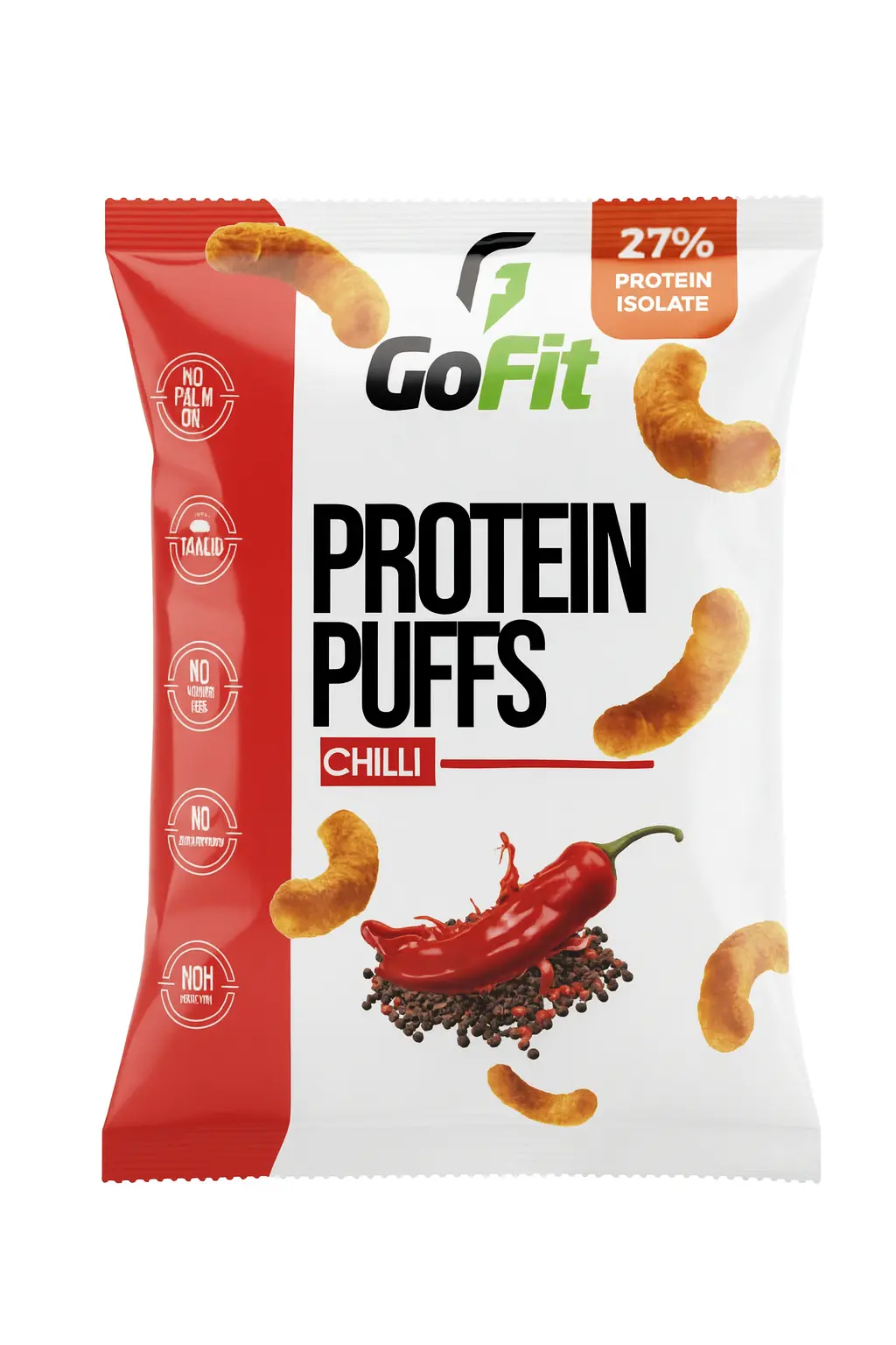 Go Fit Protein Puffs Chilli 50 gm - view 1
