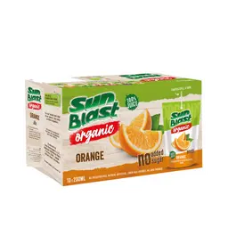 Sun Blast Juice Organic Orange 200 ml