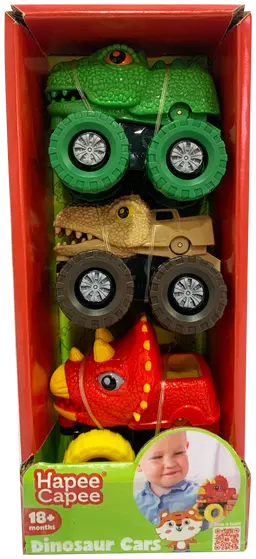 Hapee Capee Dinosaur Cars For Babies