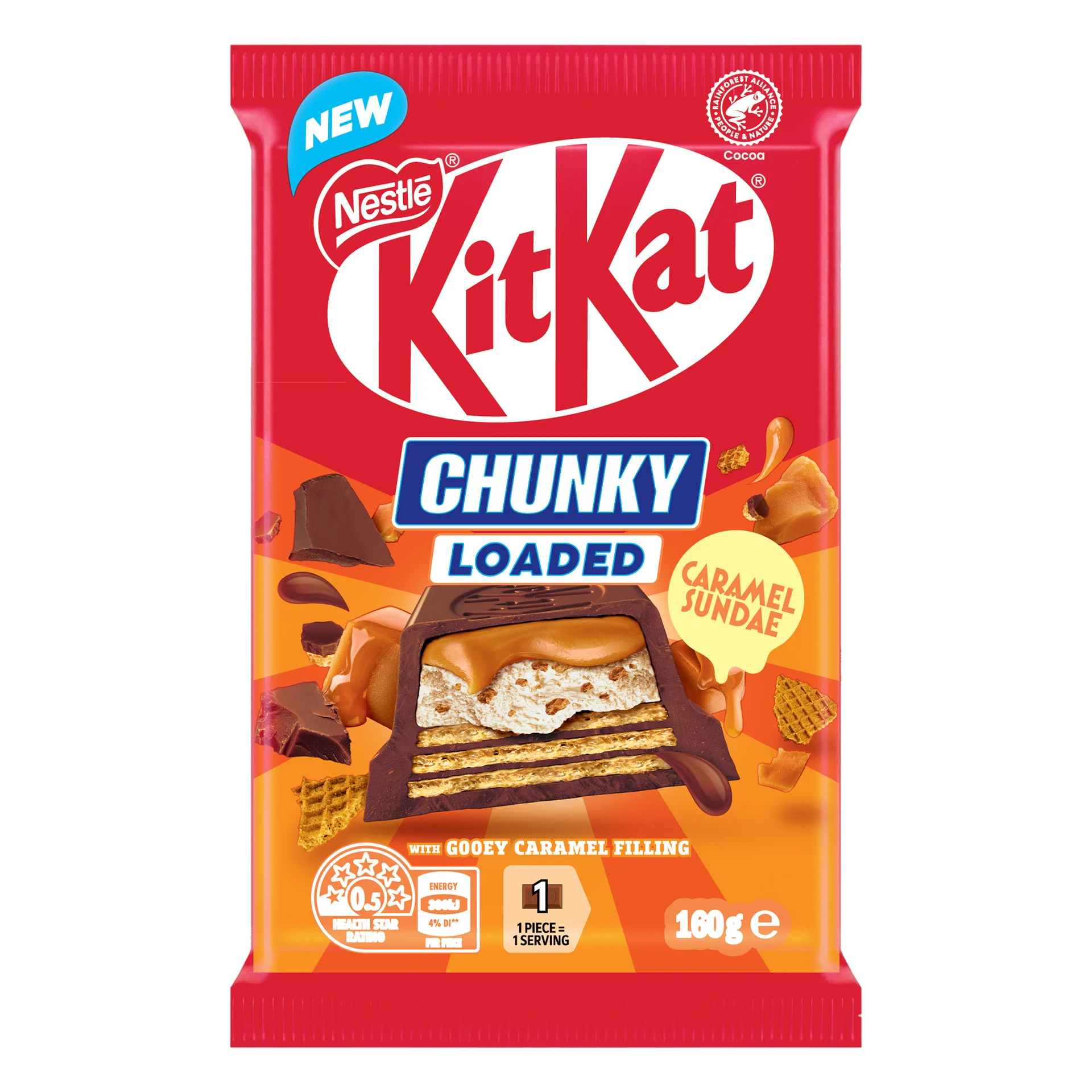 Kit Kat Chunky Loaded Caramel Sundae 160 gm