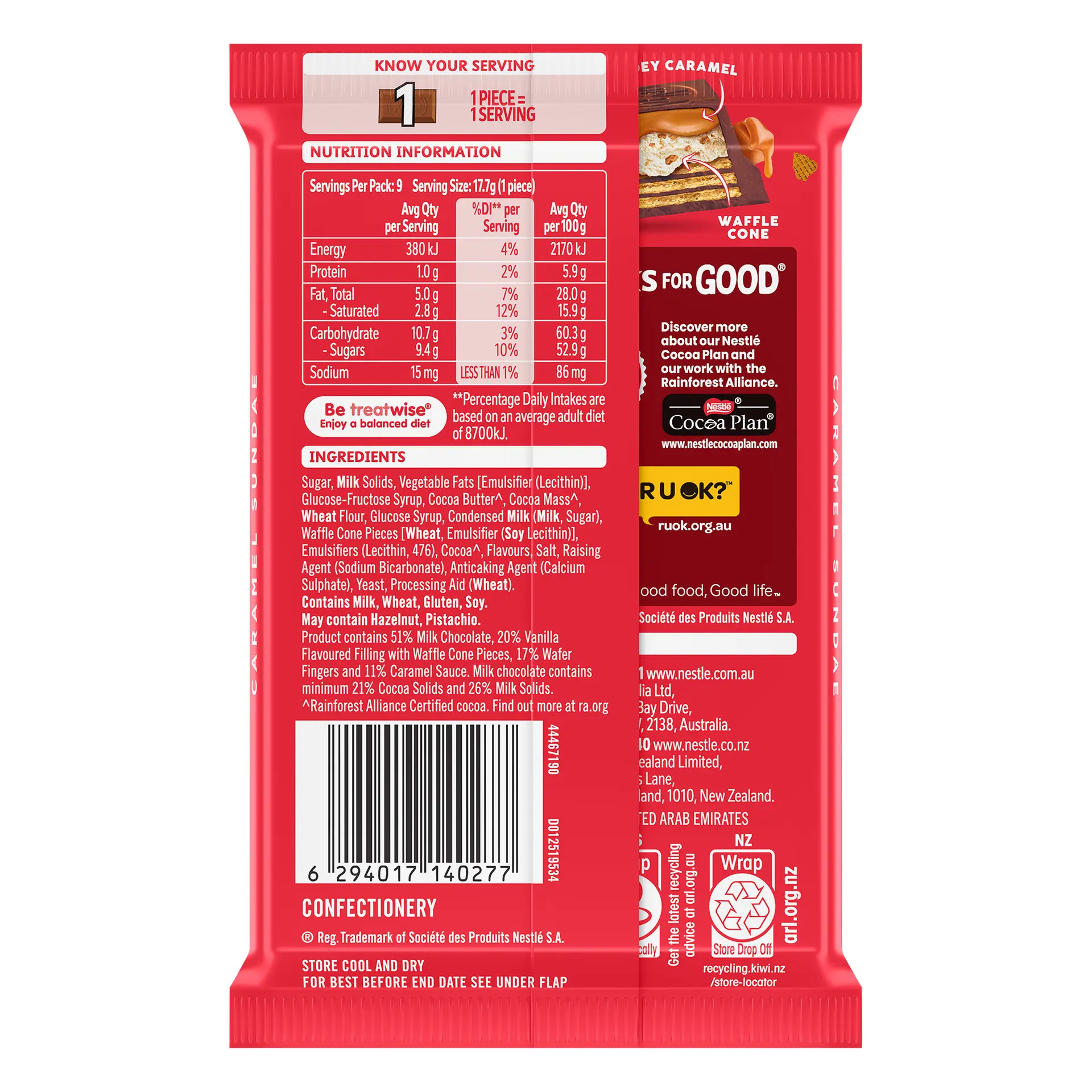 Kit Kat Chunky Loaded Caramel Sundae 160 gm - view 2