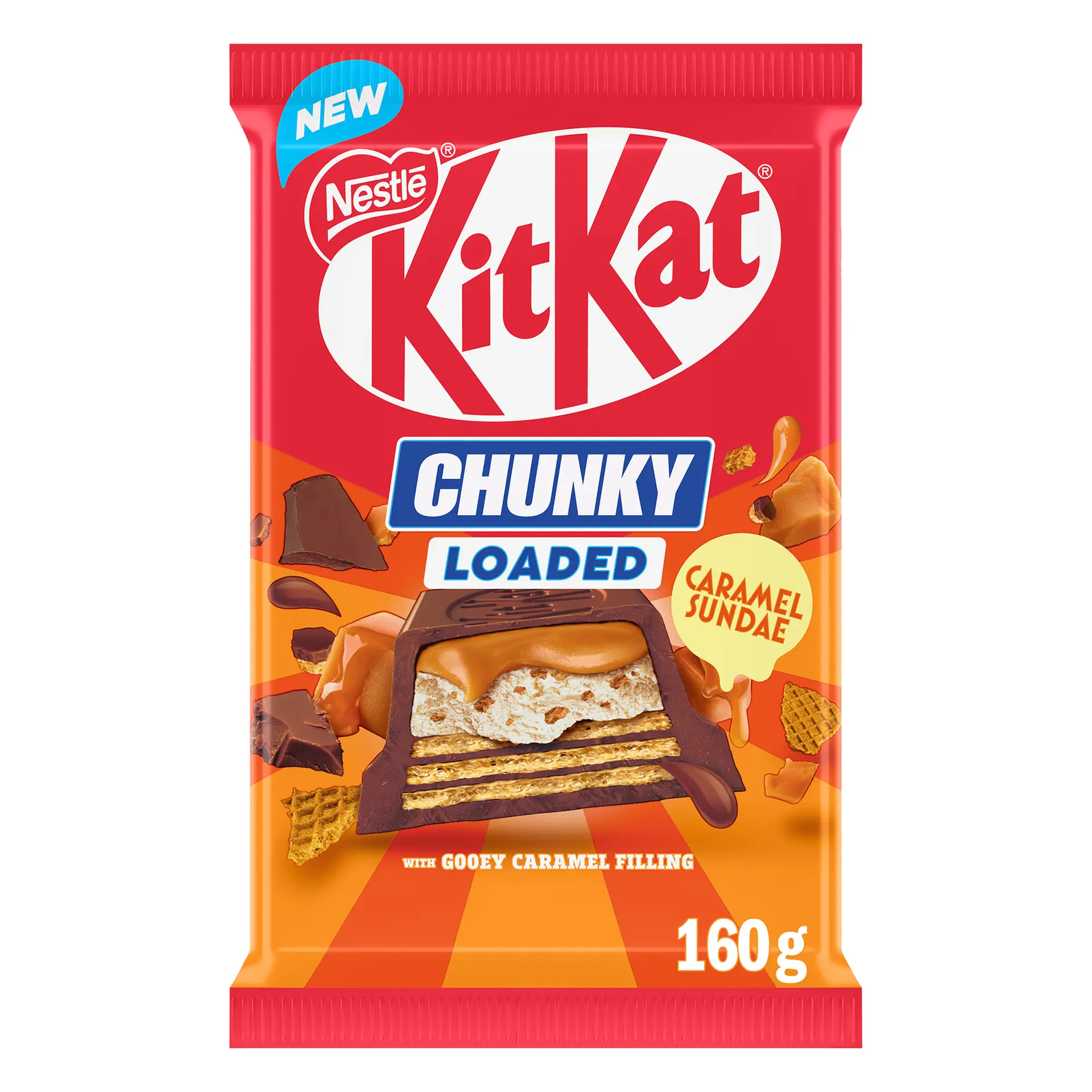 Kit Kat Chunky Loaded Caramel Sundae 160 gm - view 4