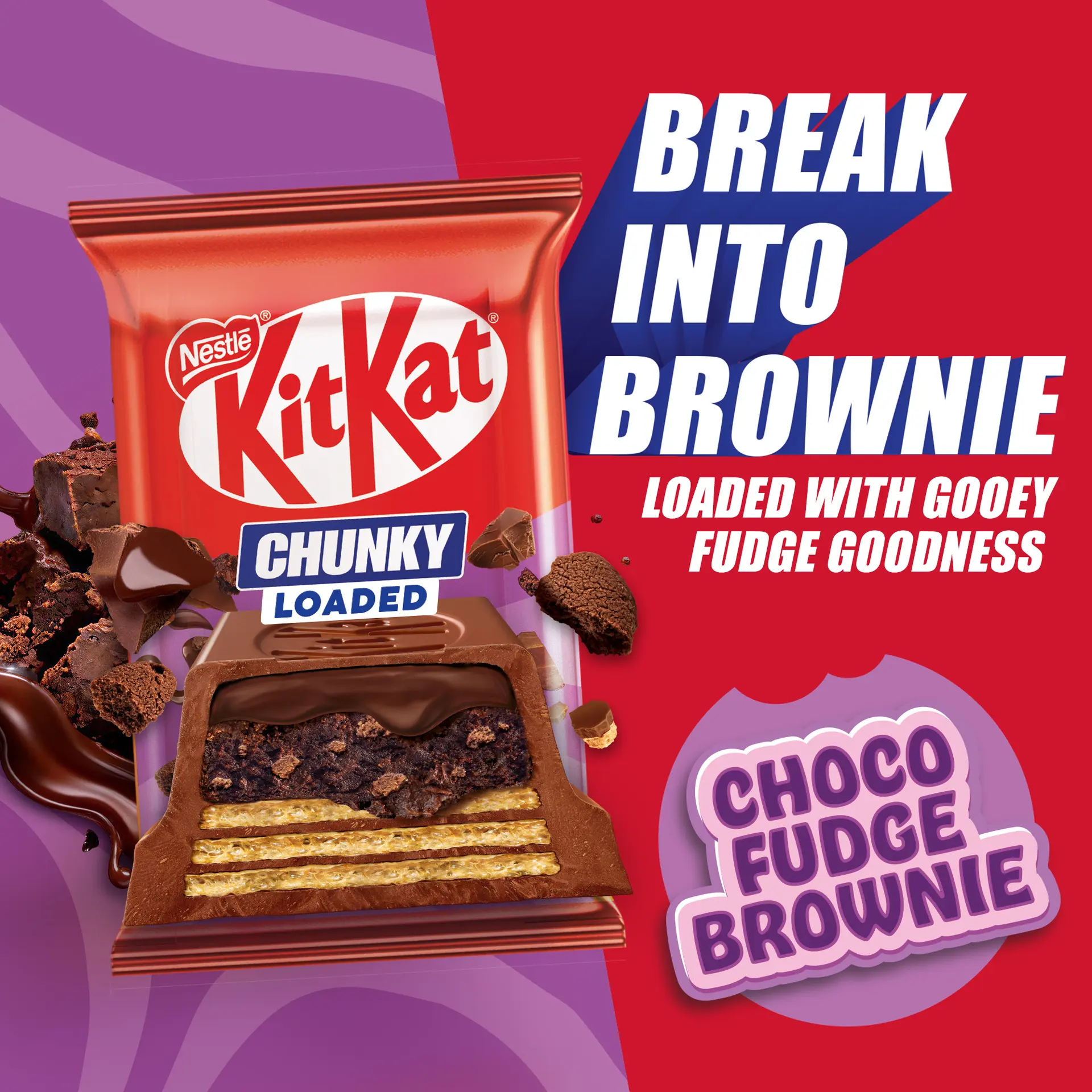 Kit Kat Chunky Loaded Choco Fudge Brownie 160 gm - view 8
