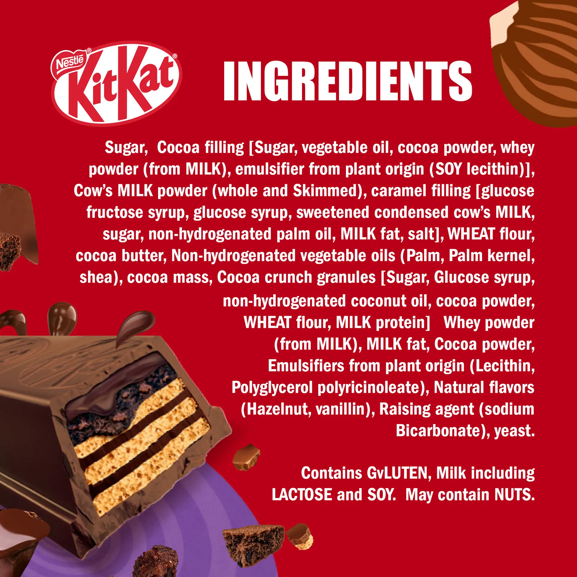 Kit Kat Chunky Chocolate Fudge Brownie 43 gm - view 6