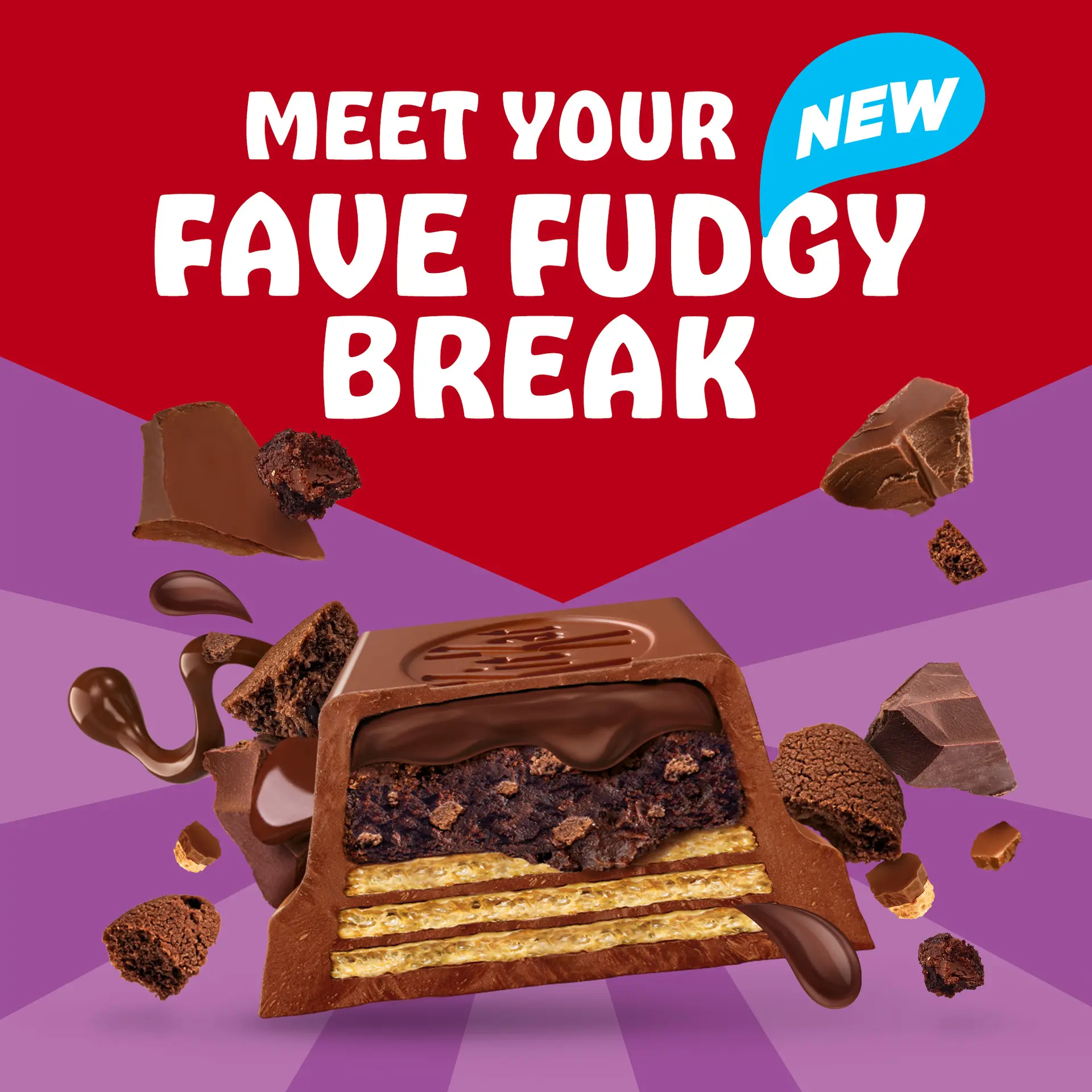 Kit Kat Chunky Chocolate Fudge Brownie 43 gm - view 8