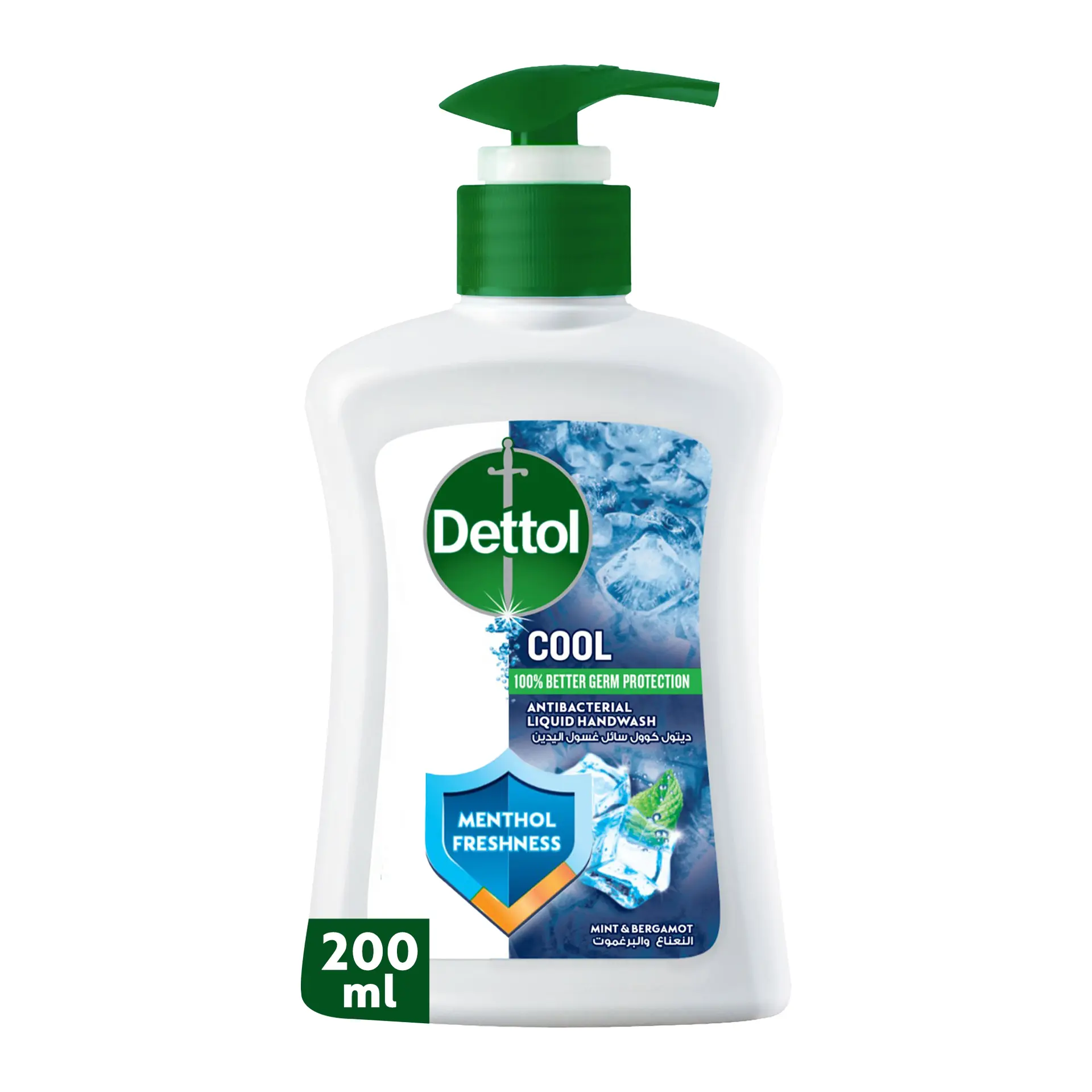Dettol Cool Liquid Handwash Pump Mint & Bergamot Scent 200 ml - view 1