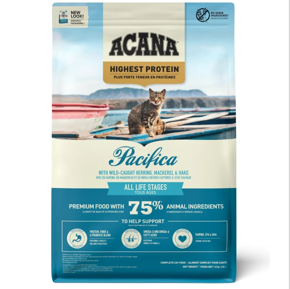 Acana Pacifica Dry Food Herring Mackerel and Hake for Cats 1.8kg