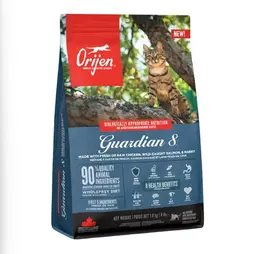 Orijen Guardian 8 Dry Food Chicken Salmon and Rabbit for Cats 1.8kg