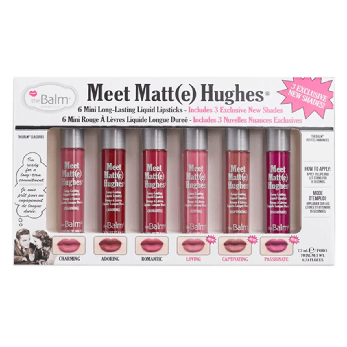 The Balm Meet Matte Hughes Set of 6 Mini Lipsticks Limited Edition Vol.3 - view 1
