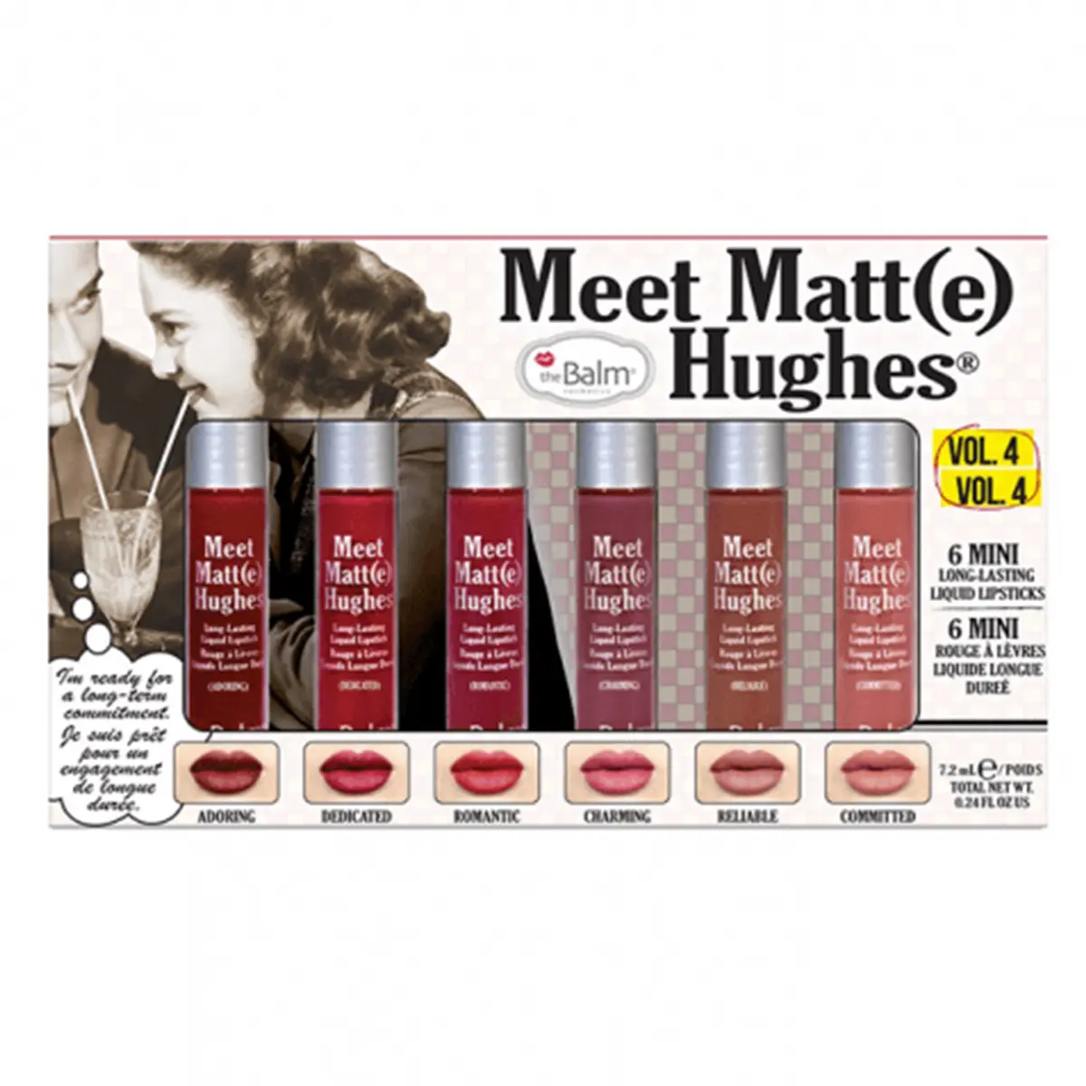 The Balm Meet Matte Hughes Set of 6 Mini Lipsticks Vol.4 - view 1