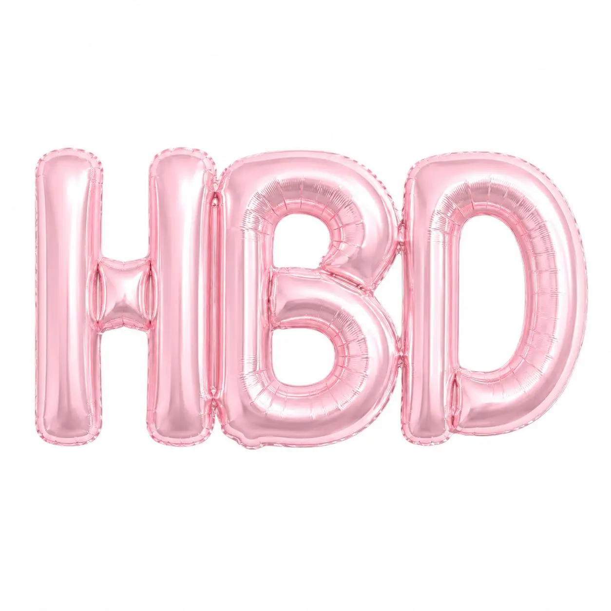HBD Foil Balloons for Party Pink - view 1