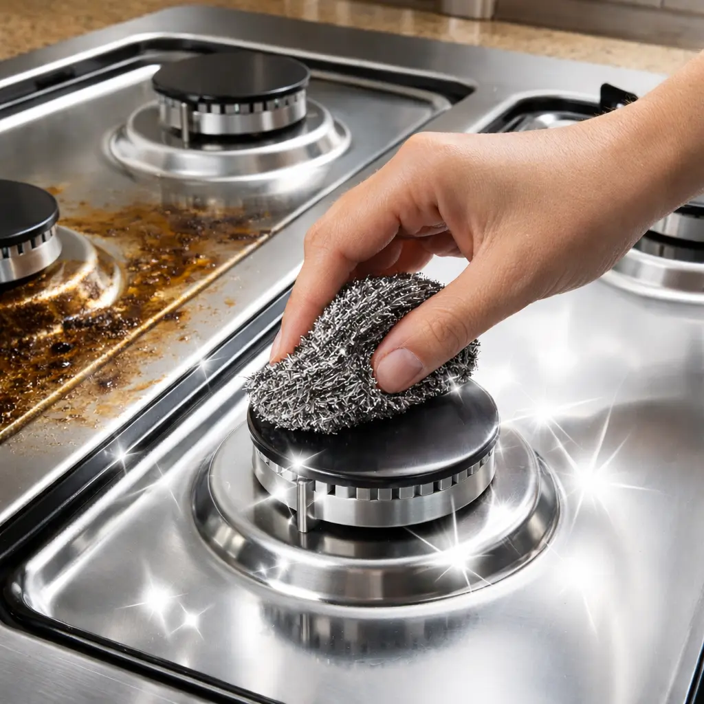 Rexo Stainless Steel Scrubber 12 pcs - view 3