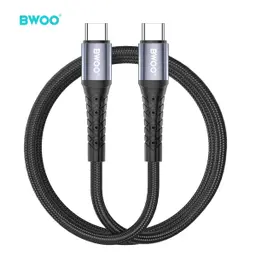 BWOO USB C to C Cable 1M Braided 60 W