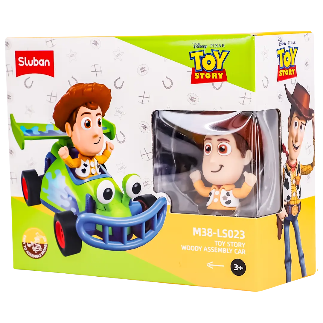 Sluban Woody Racing Car 7 Pieces - view 1