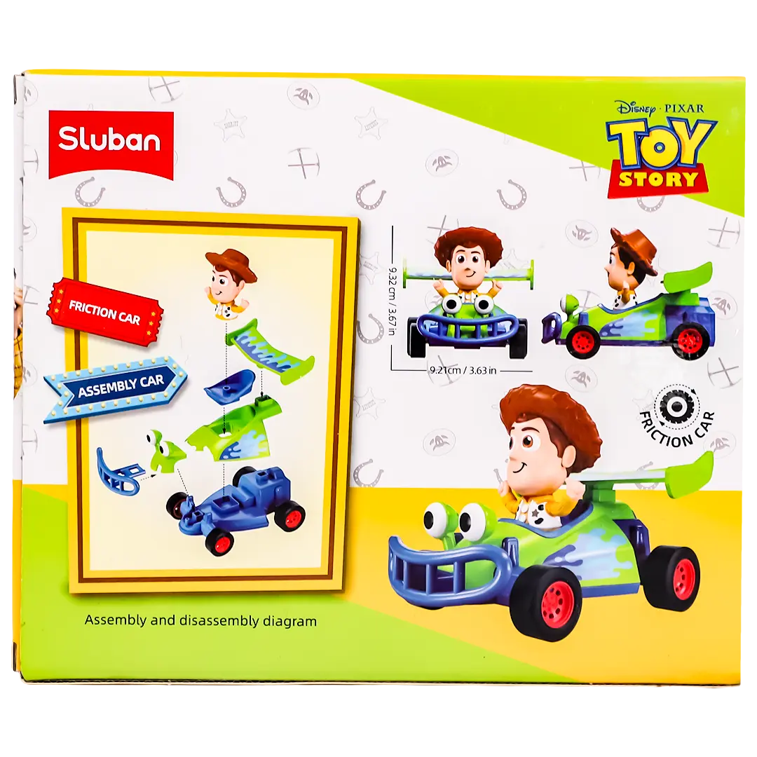 Sluban Woody Racing Car 7 Pieces - view 3