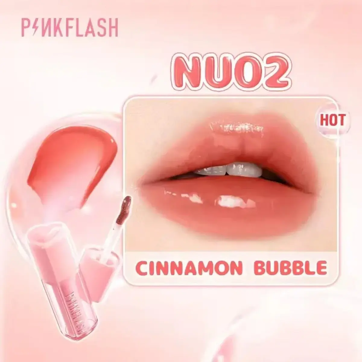 Pink Flash Lip Gloss Nu02 - view 5